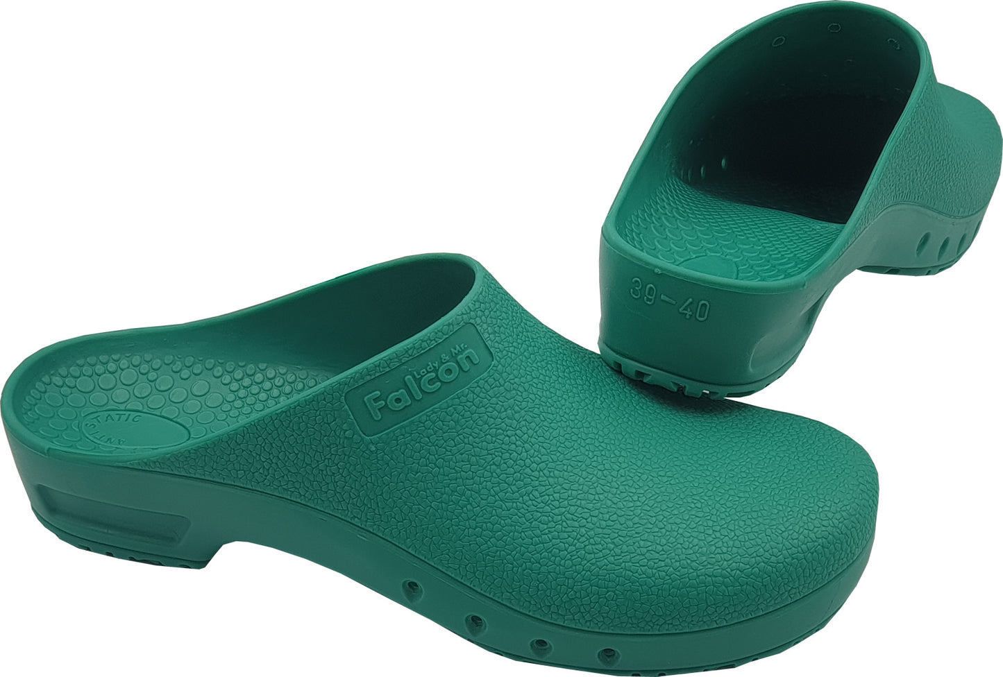 . მწვანე ოპერაციული სანდლები (ავტოკლავირებადი და ანტი სტატიკური)