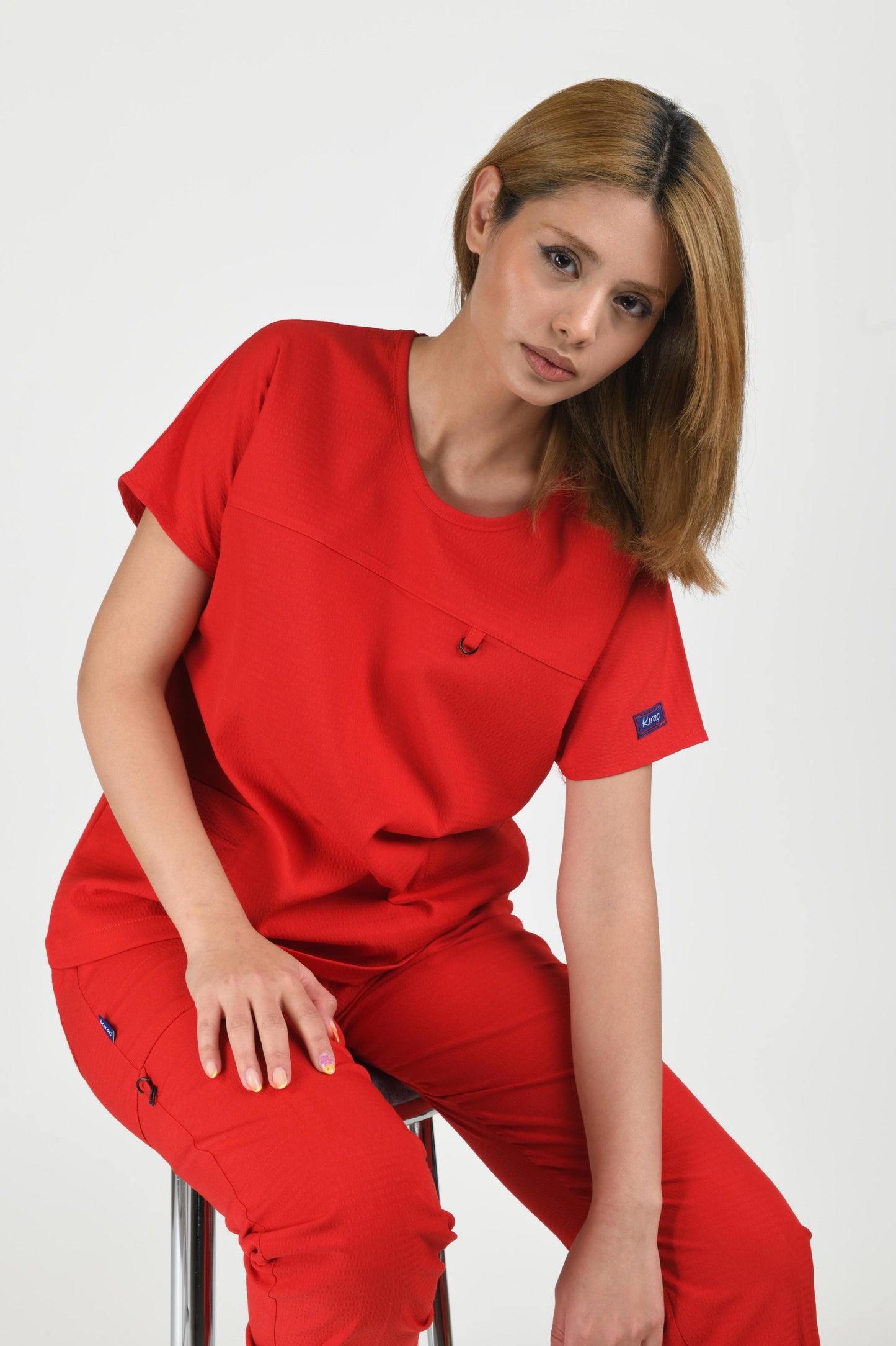 ვაფლის ნაქსოვი, ფორმა წითელი