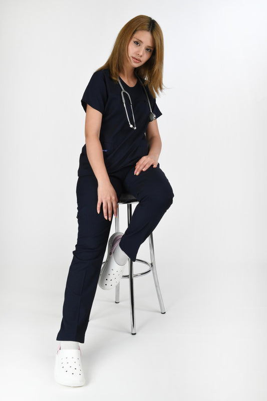 ვაფლის ნაქსოვი, ფორმა მუქი ლურჯი