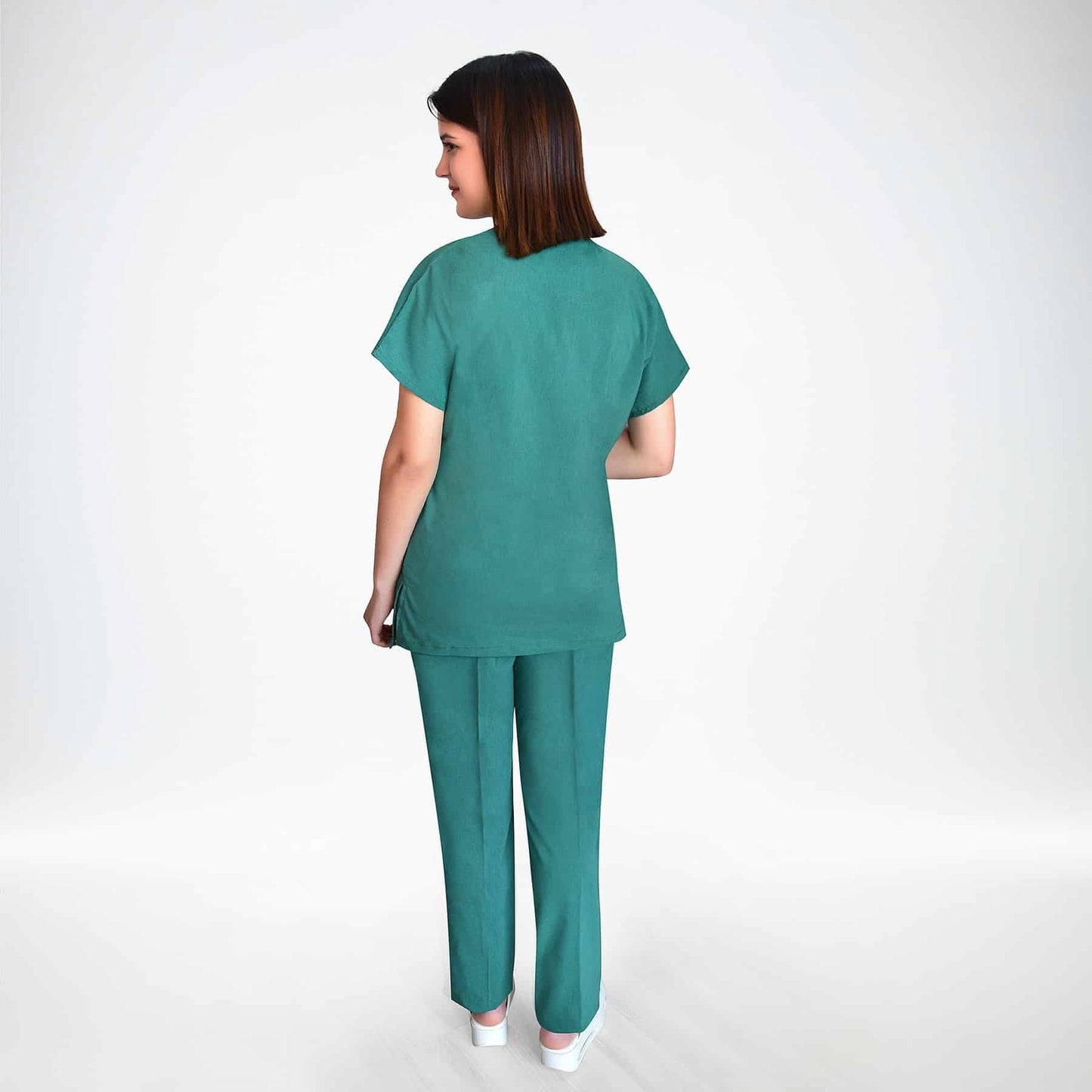 ქირურგიული მწვანე, რბილი ლიკრას საექთნო-საავადმყოფოს ექიმის უნიფორმა ქირურგიული გუნდისთვის