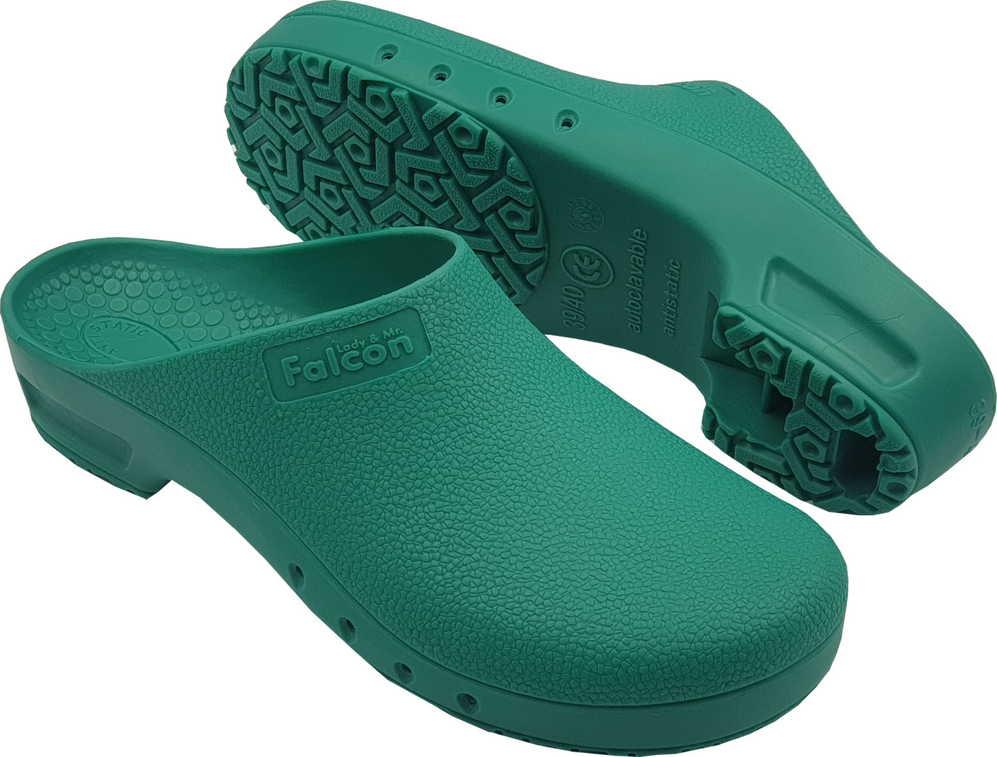 . მწვანე ოპერაციული სანდლები (ავტოკლავირებადი და ანტი სტატიკური)