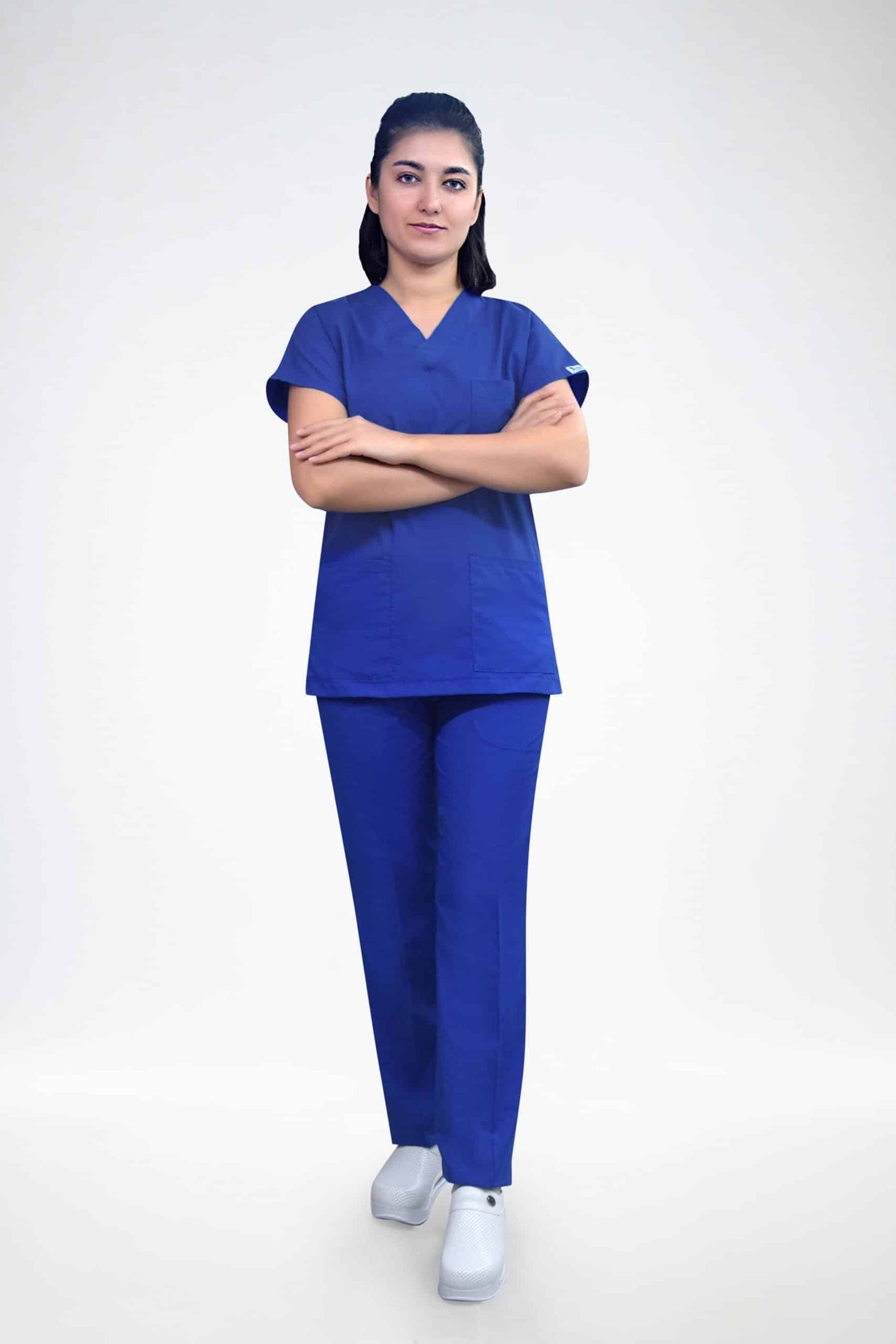 ლურჯი ელექტრიკი.ტერისკოტონის სამედიცინო უნიფორმა, სკრაბი