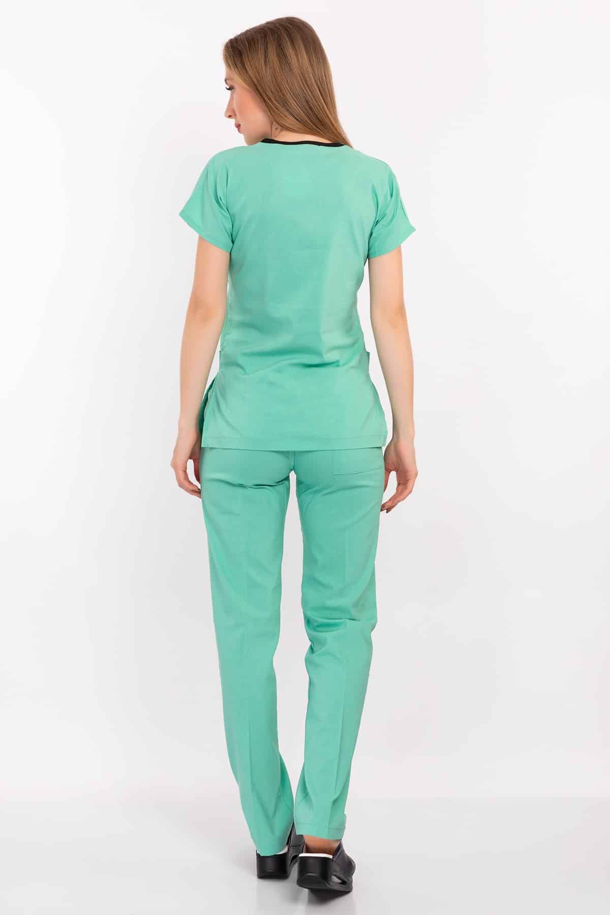 ღია - მწვანე ელასტიური  ქირურგიული სკრაბების კომპლექტი