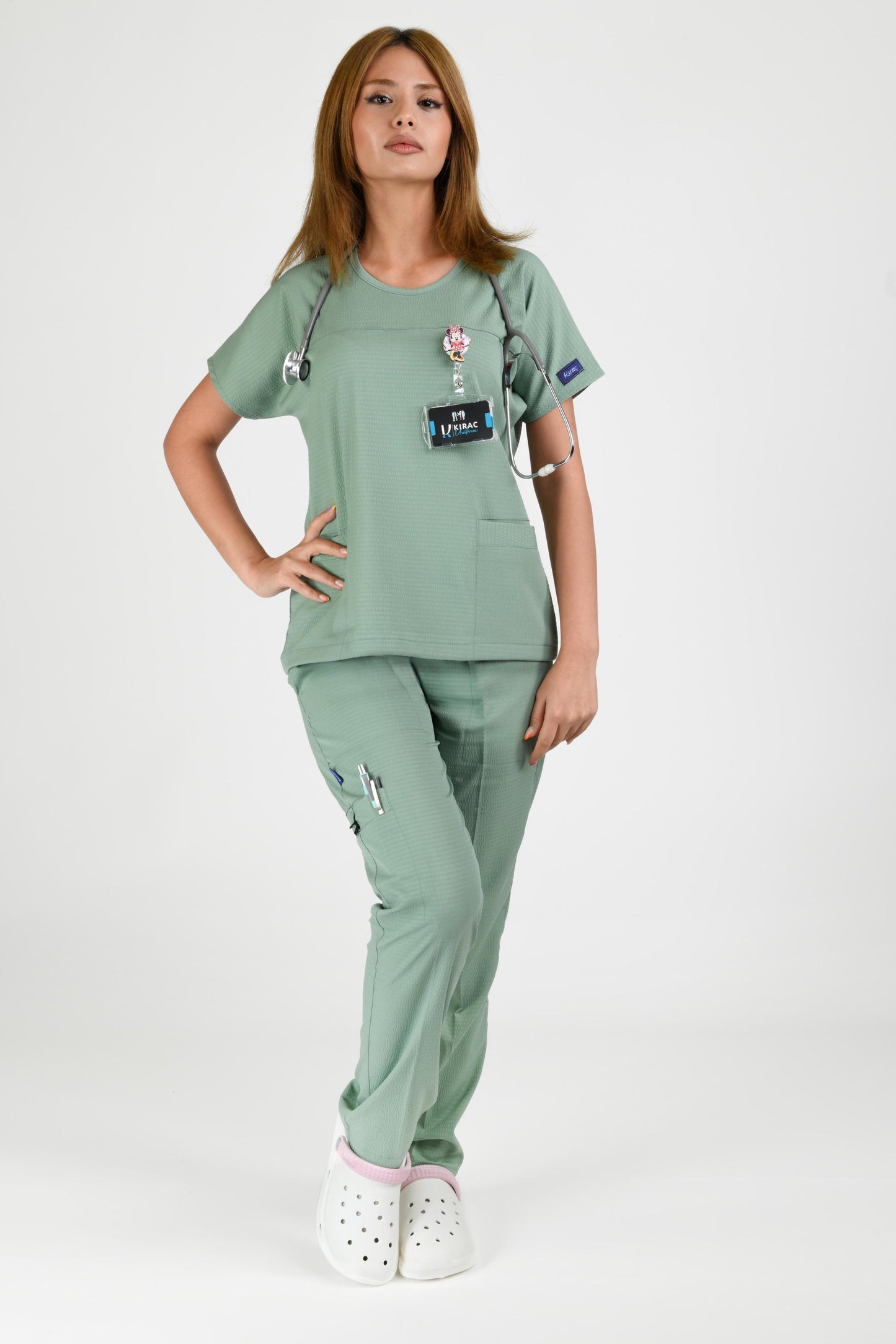 ვაფლის ნაქსოვი, ფორმა მწვანე