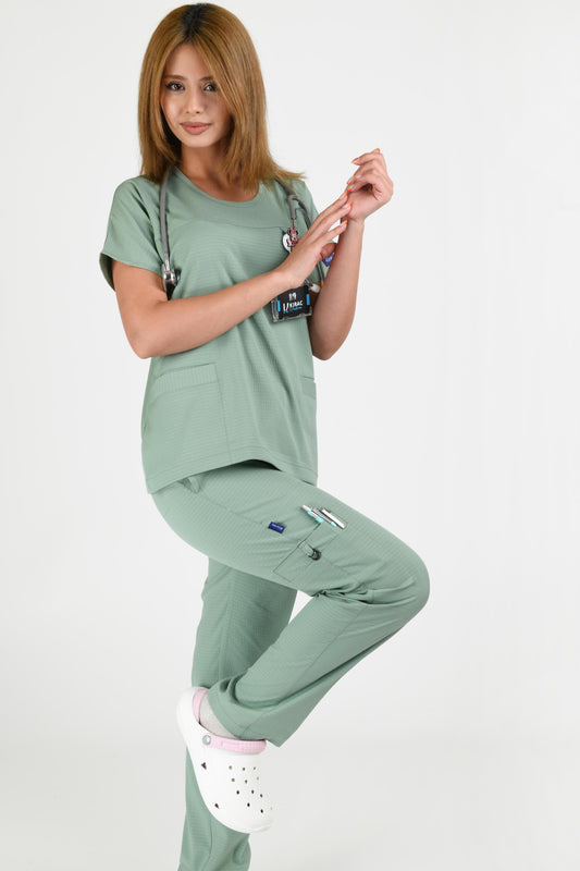 ვაფლის ნაქსოვი, ფორმა მწვანე