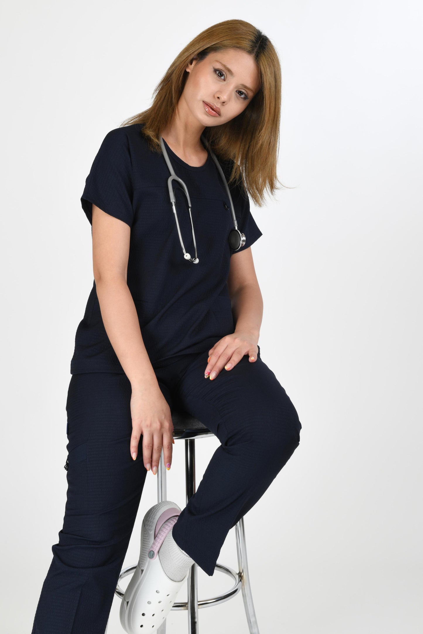 ვაფლის ნაქსოვი, ფორმა მუქი ლურჯი