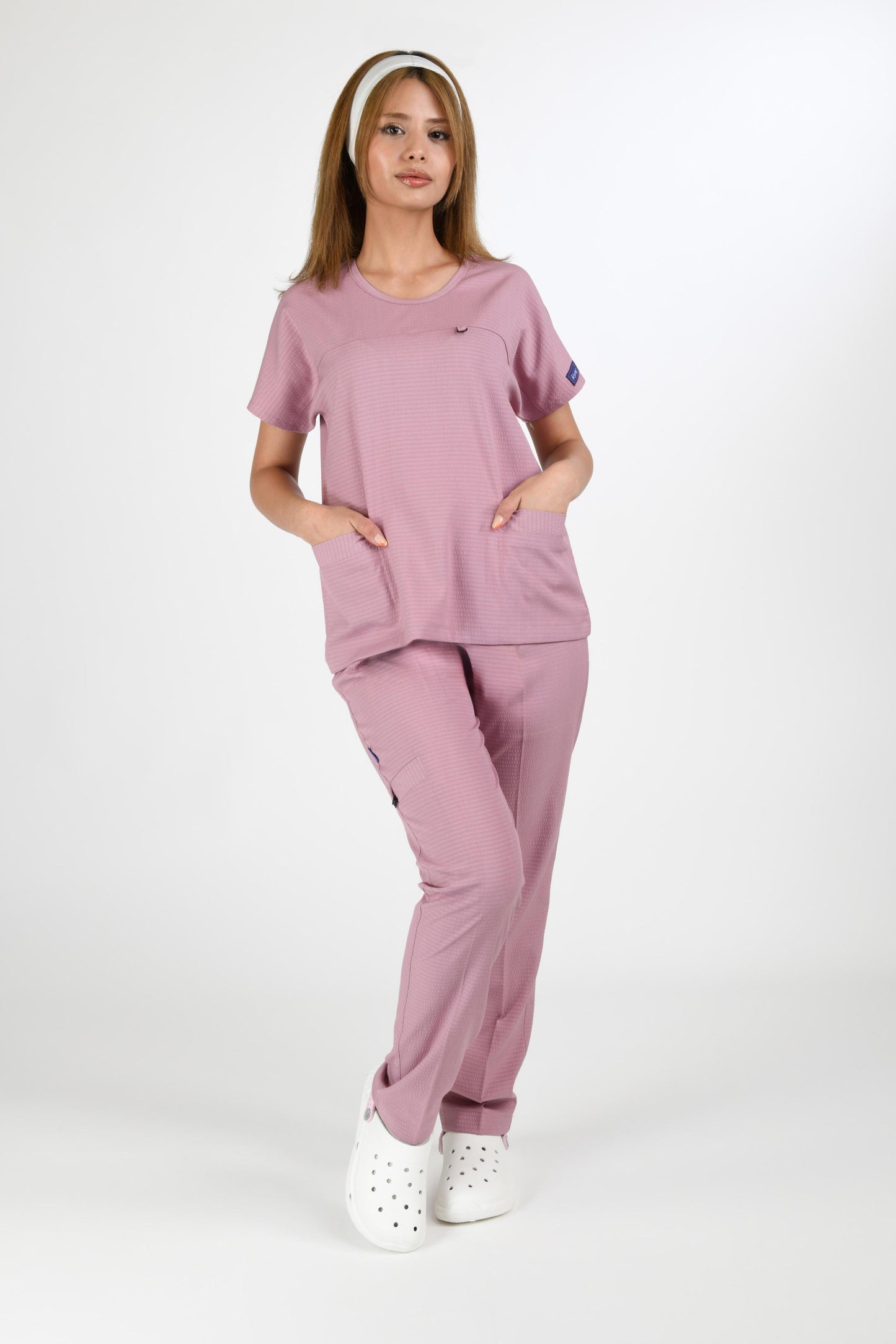 ვაფლის ნაქსოვი, ფორმა ვარდისფერი