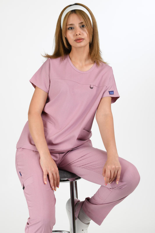 ვაფლის ნაქსოვი, ფორმა ვარდისფერი